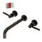 Kingston Brass KS8025DKL Two-Handle Wall Mount Tub Faucet, Oil Rubbed Bronze KS8025DKL - alternate 1
